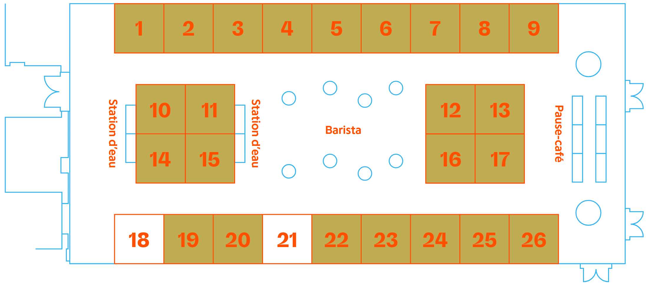 Plan des kiosques GeoMTL 2027